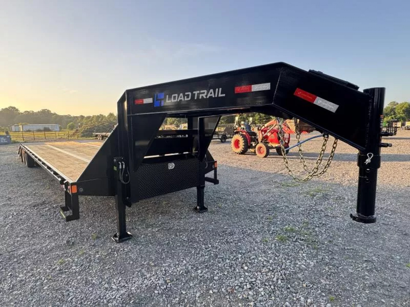 New 2025 Load Trail GL 102X40 HYDRAULIC DOVETAIL 30K GVWR 12' CLEATED DOVE TAIL 14PLY Flatbed Trailer