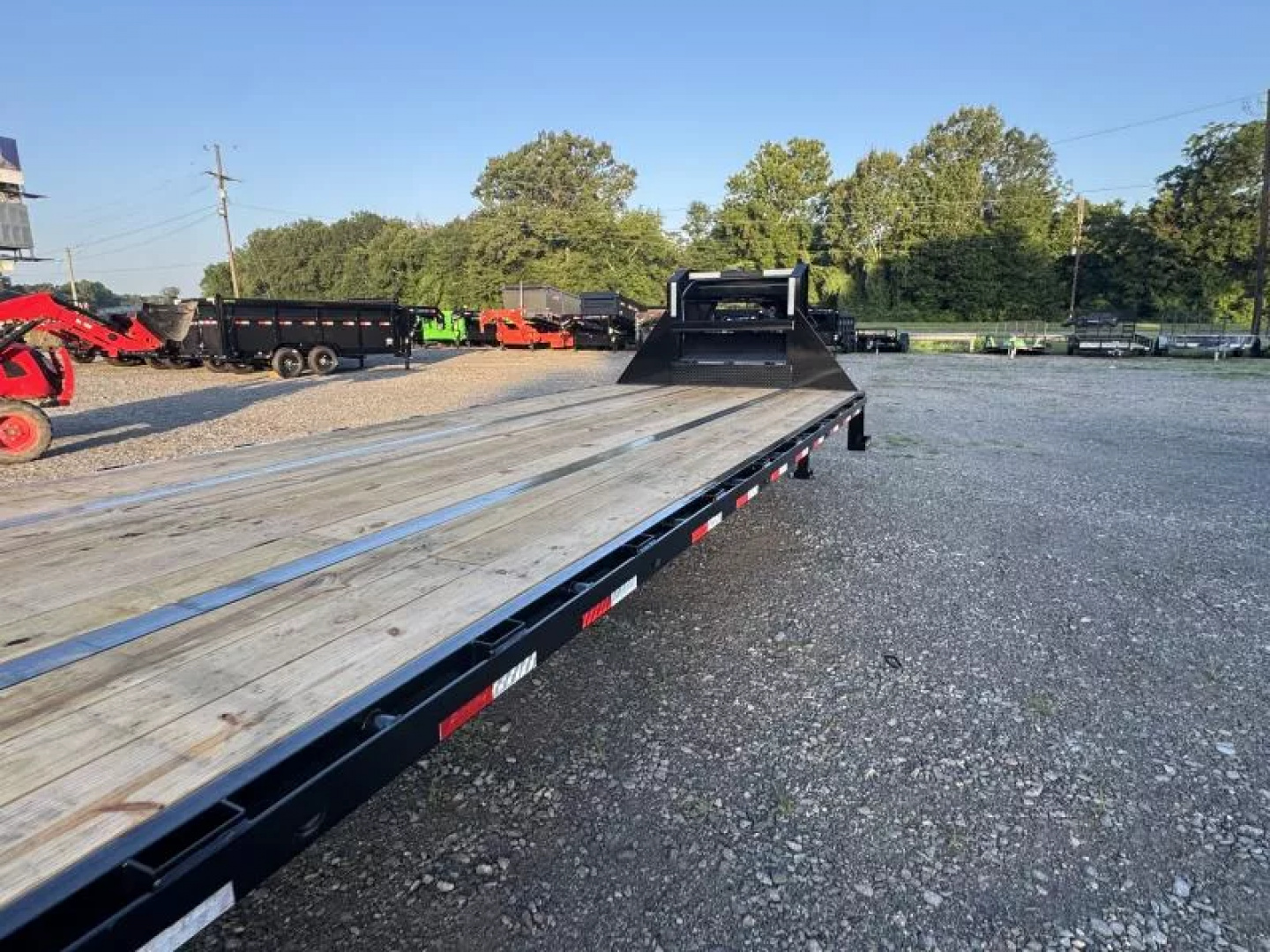 New 2025 Load Trail GL 102X40 HYDRAULIC DOVETAIL 30K GVWR 12' CLEATED DOVE TAIL 14PLY Flatbed Trailer