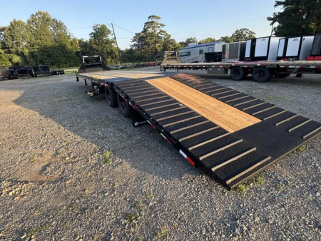 New 2025 Load Trail GL 102X40 HYDRAULIC DOVETAIL 30K GVWR 12' CLEATED DOVE TAIL 14PLY Flatbed Trailer