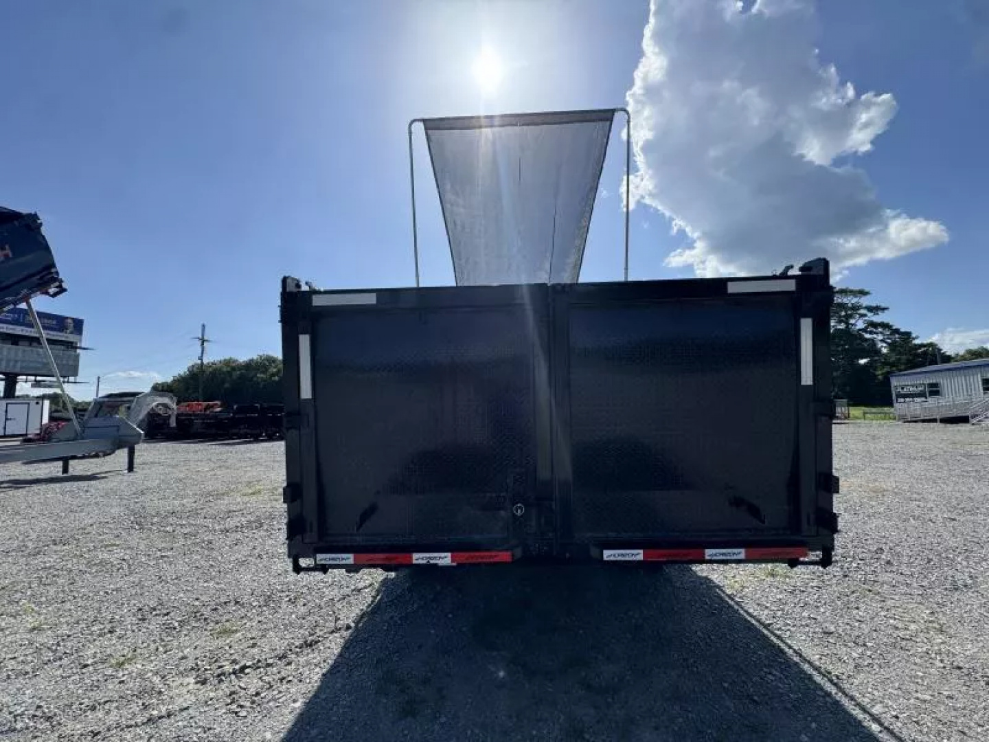 New 2025 Horizon Trailers HZH 96X20 GOOSENECK TELESCOPIC 14 PLY W/FLIP OVER TARP 25000 GVWR Dump Trailer