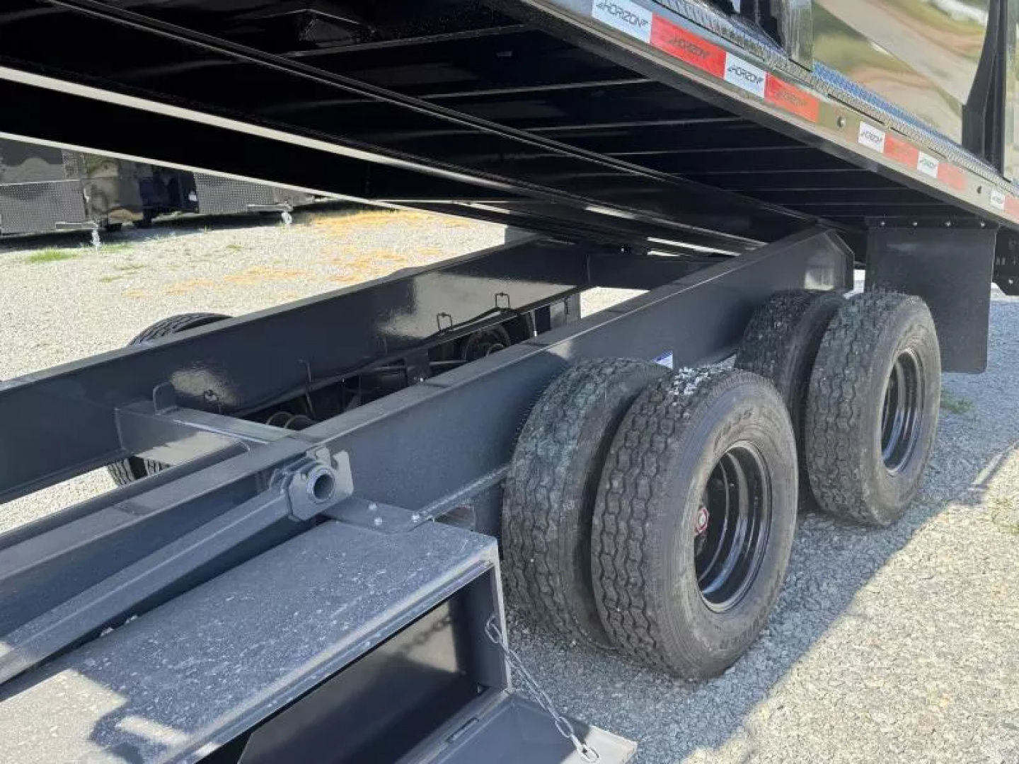 New 2025 Horizon Trailers HZH 96X20 GOOSENECK TELESCOPIC 14 PLY W/FLIP OVER TARP 25000 GVWR Dump Trailer