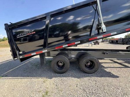New 2025 Horizon Trailers HZH 96X20 GOOSENECK TELESCOPIC 14 PLY W/FLIP OVER TARP 25000 GVWR Dump Trailer