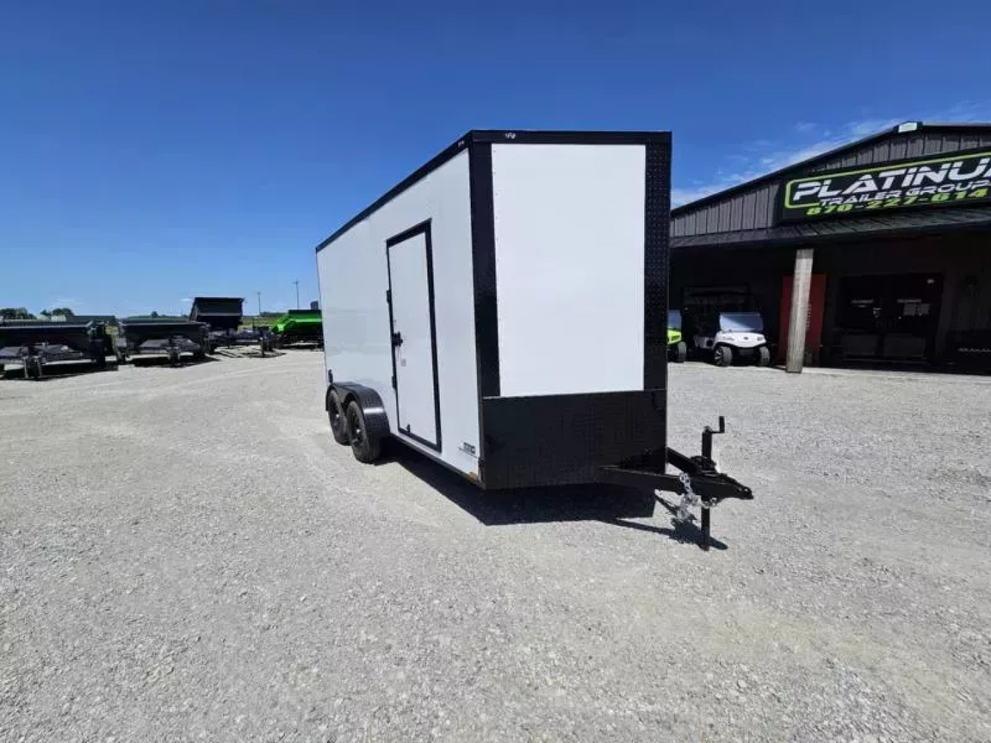 New 2026 Anvil Trailers 7X14 POLY-CORE .080 BLACKOUT EXTRA HEIGHT Cargo / Enclosed Trailer