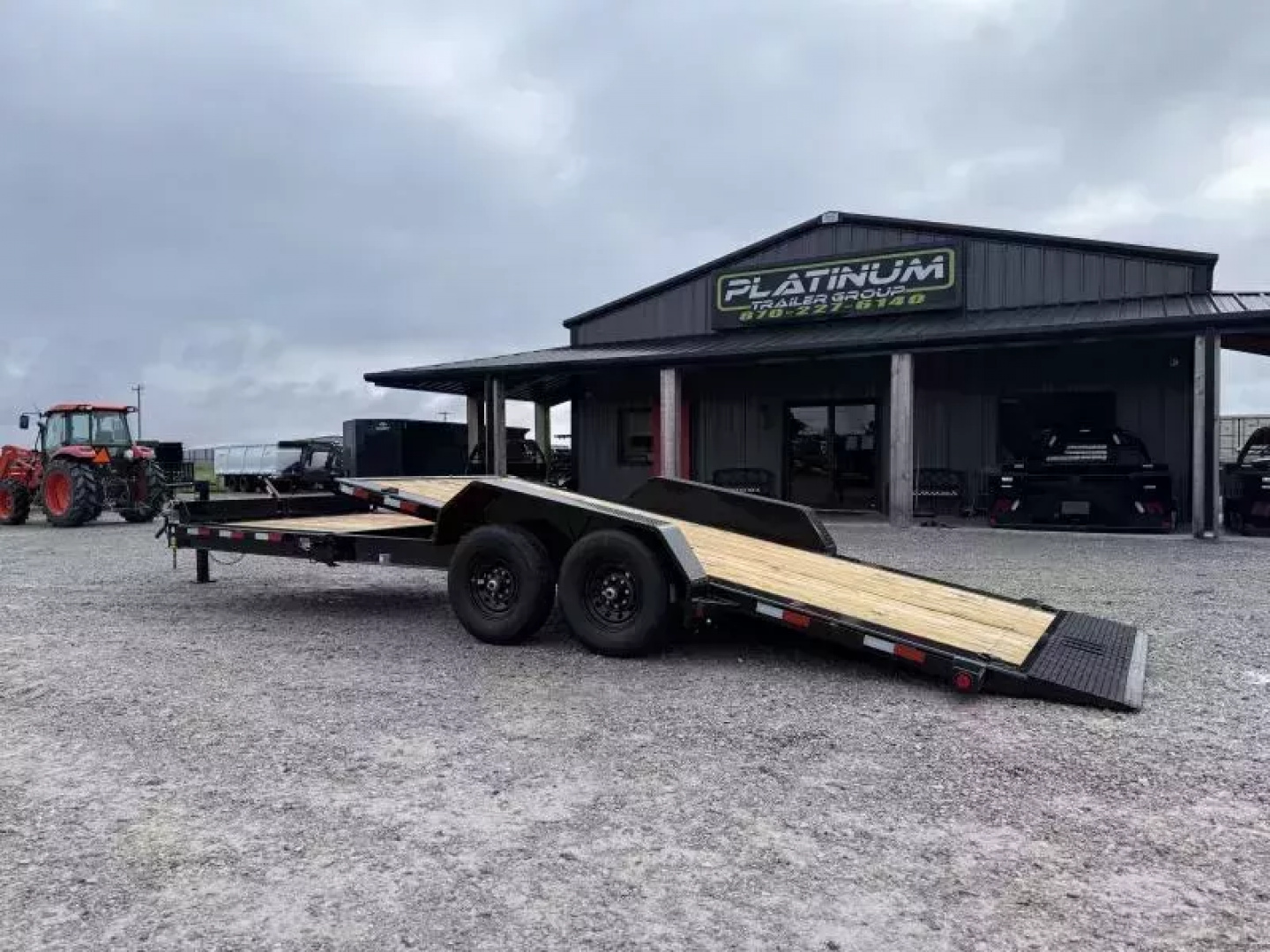 New 2026 Load Trail TH 83X24 TILT TRAILER, 7,000 Lb Dexter Torsion Axles, Tool Tray, Winch Plate  Tilt Trailer