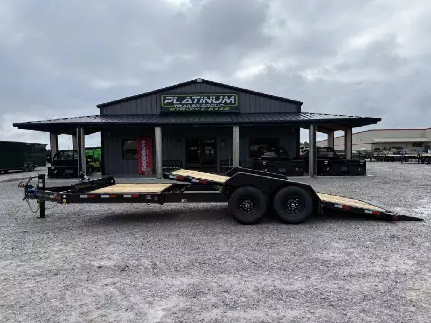 New 2026 Load Trail TH 83X24 TILT TRAILER, 7,000 Lb Dexter Torsion Axles, Tool Tray, Winch Plate  Tilt Trailer
