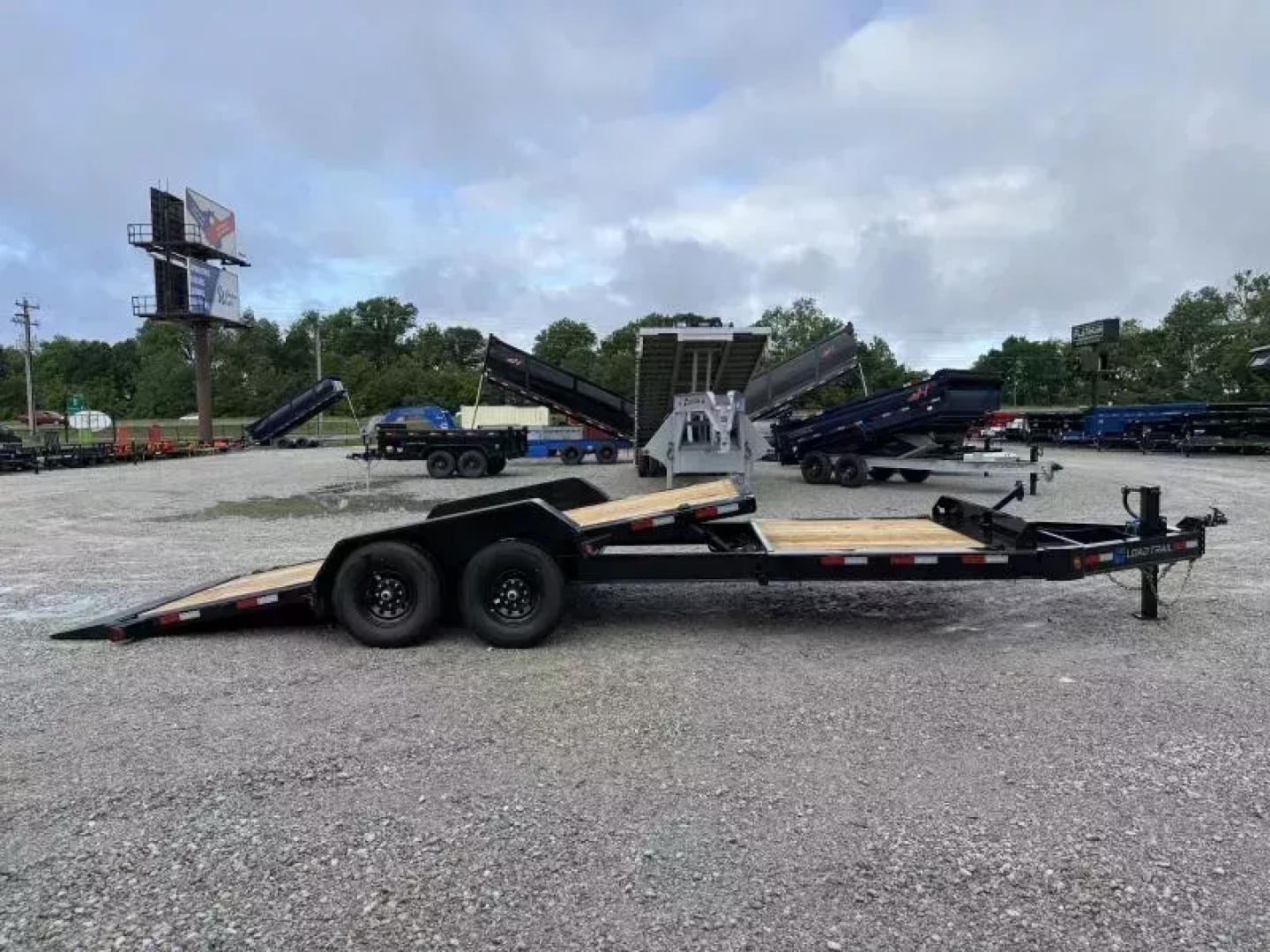 New 2026 Load Trail TH 83X24 TILT TRAILER, 7,000 Lb Dexter Torsion Axles, Tool Tray, Winch Plate  Tilt Trailer