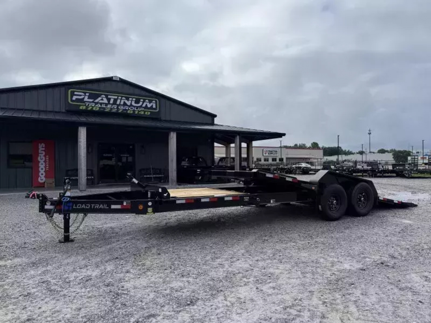 New 2026 Load Trail TH 83X24 TILT TRAILER, 7,000 Lb Dexter Torsion Axles, Tool Tray, Winch Plate  Tilt Trailer