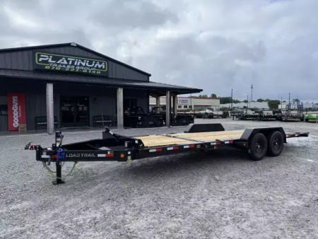 New 2026 Load Trail TH 83X24 TILT TRAILER, 7,000 Lb Dexter Torsion Axles, Tool Tray, Winch Plate  Tilt Trailer