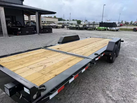 New 2026 Load Trail TH 83X24 TILT TRAILER, 7,000 Lb Dexter Torsion Axles, Tool Tray, Winch Plate  Tilt Trailer