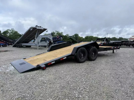 New 2026 Load Trail TH 83X22 TILT TRAILER, 7,000 Lb Dexter Torsion Axles, Tool Tray, Winch Plate  Tilt Trailer