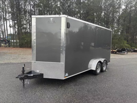 New 2025 Anvil Trailers 7X16 TANDEM AXLE 0.080 POLY CORE Cargo / Enclosed Trailer
