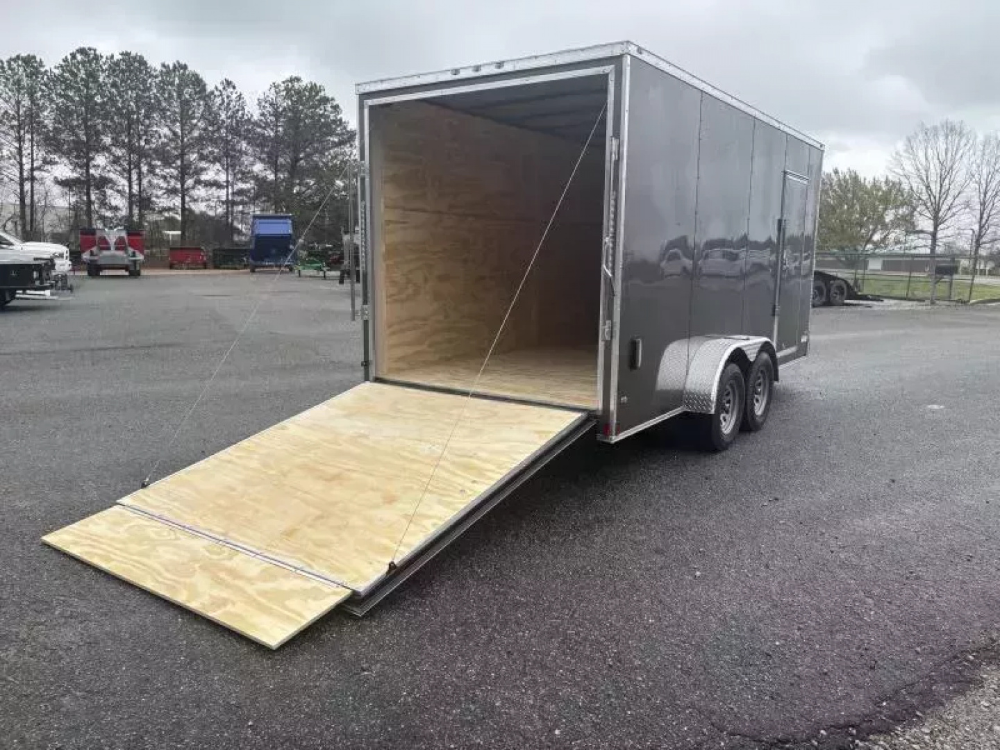 New 2025 Anvil Trailers 7X16 TANDEM AXLE 0.080 POLY CORE Cargo / Enclosed Trailer