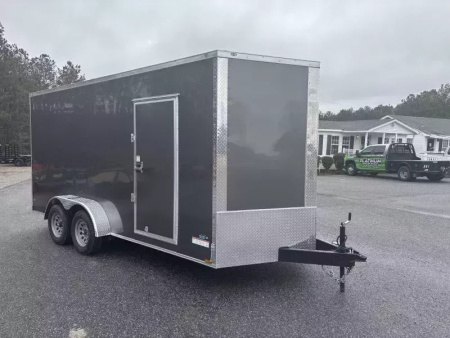 New 2025 Anvil Trailers 7X16 TANDEM AXLE 0.080 POLY CORE Cargo / Enclosed Trailer