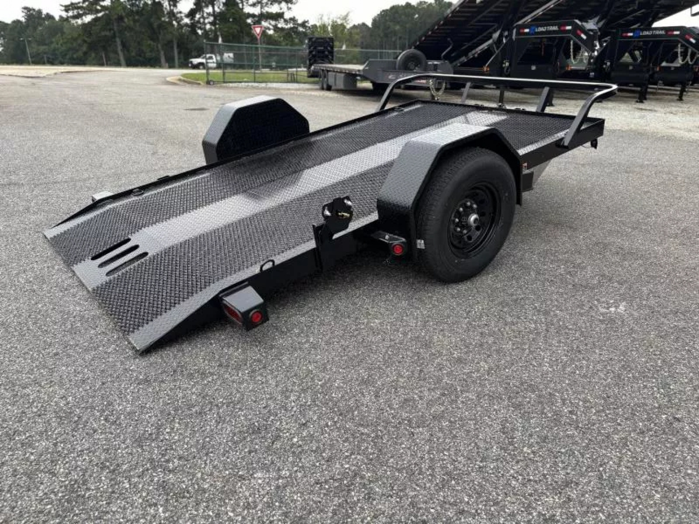 New 2026 Load Trail SH 77X12 7K GVWR SCISSOR Tilt Trailer