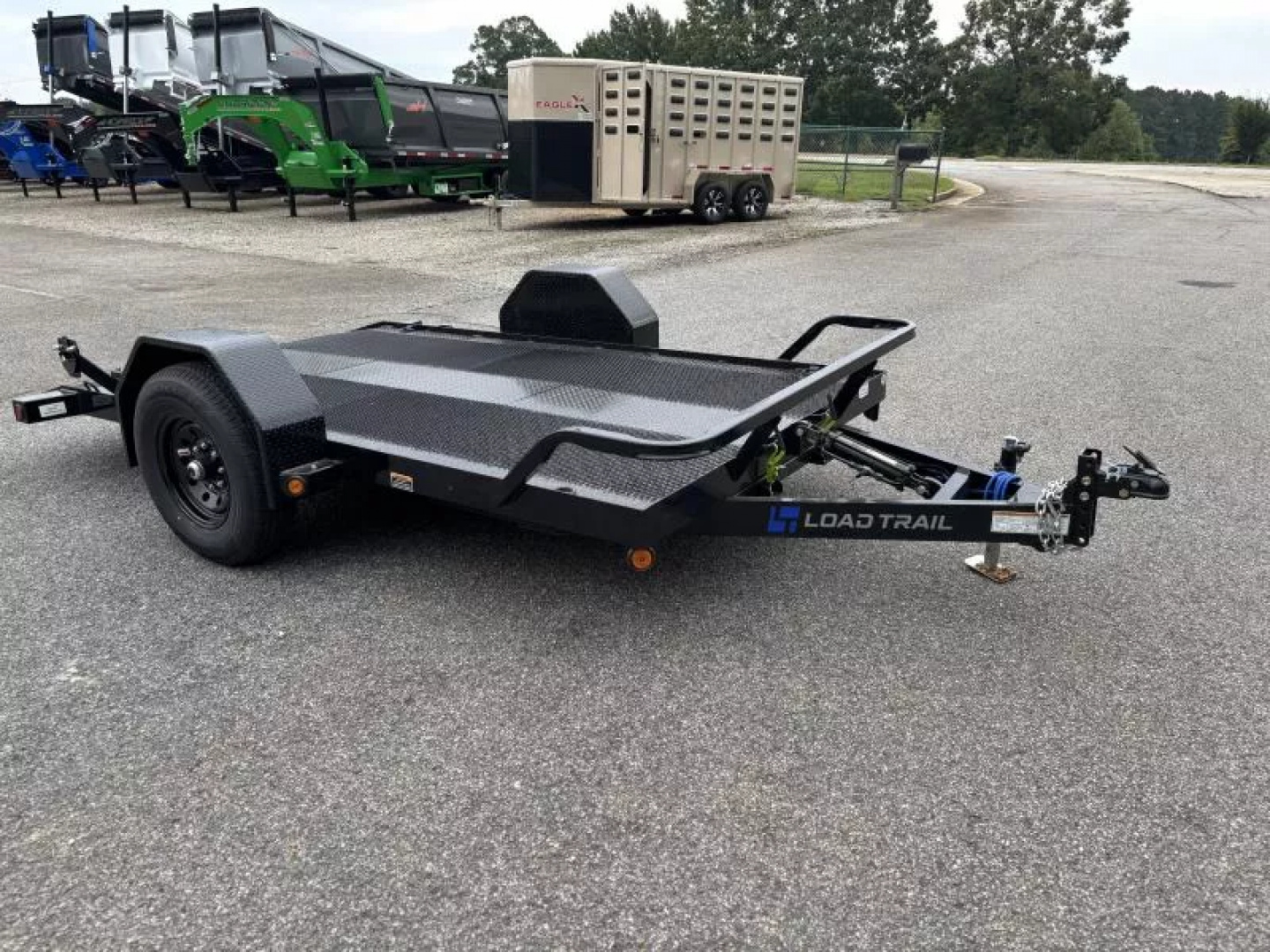 New 2026 Load Trail SH 77X12 7K GVWR SCISSOR Tilt Trailer