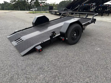 New 2026 Load Trail SH 77X12 7K GVWR SCISSOR Tilt Trailer