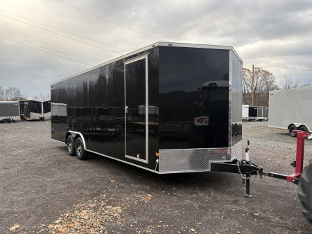 New 2026 WELLS CARGO 8.5x24 10K 7' Interior Height Car / Racing Trailer