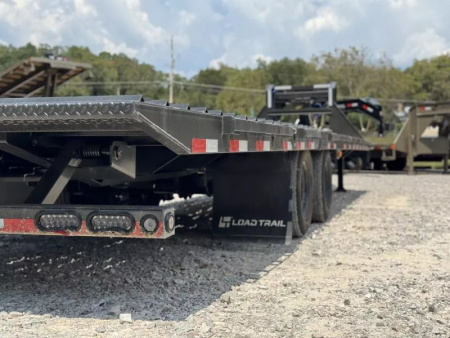 New 2026 Load Trail GL 102X32 GOOSENECK HYDRAULIC DOVE AND JACKS 14 PLY 25900 GVWR 12' DOVETAIL WIRELESS REMOTE GL Flatbed Trailer