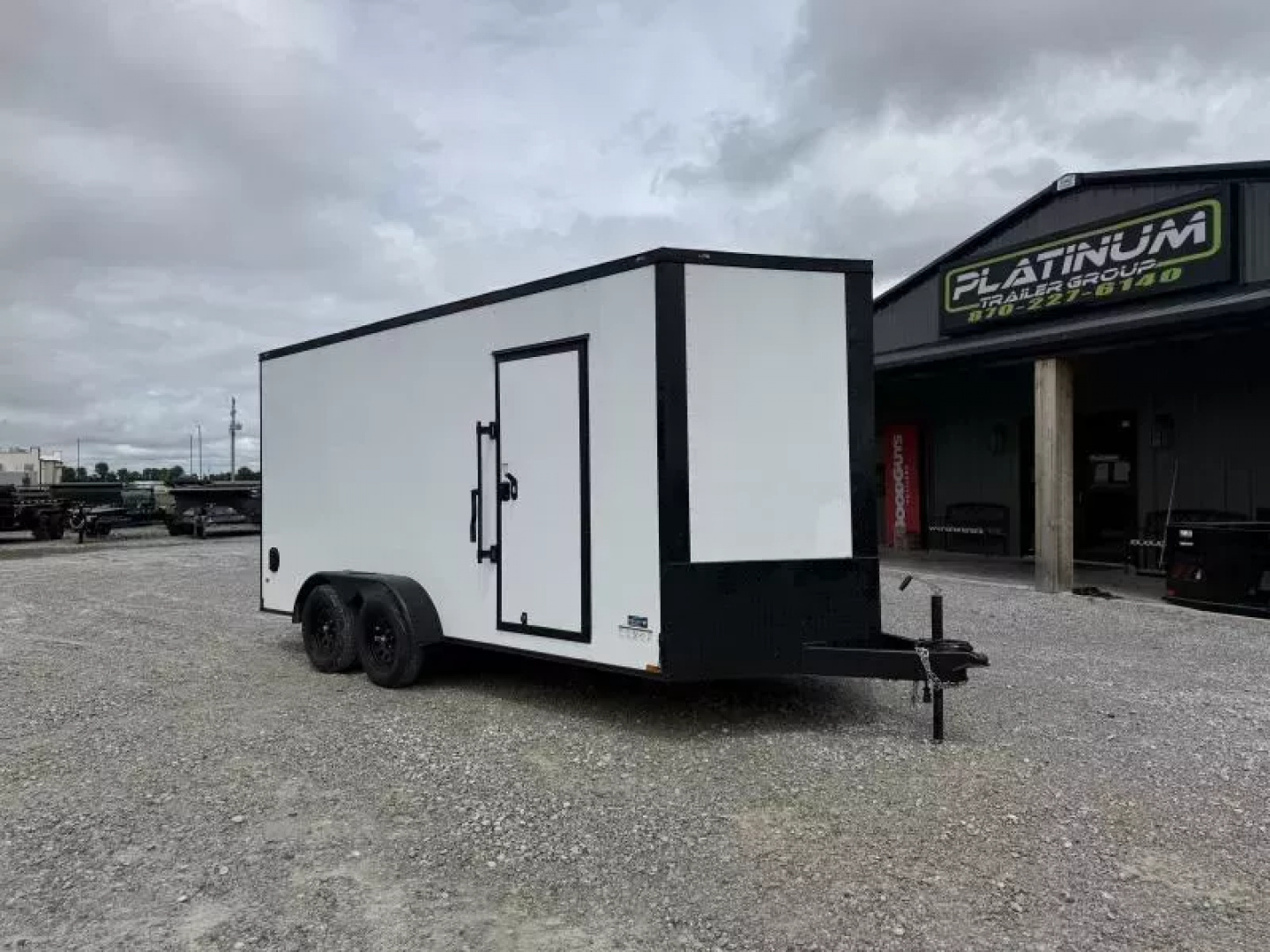 New 2026 Anvil Trailer 7X16 POLY-CORE .080 BLACKOUT EXTRA HEIGHT Cargo / Enclosed Trailer