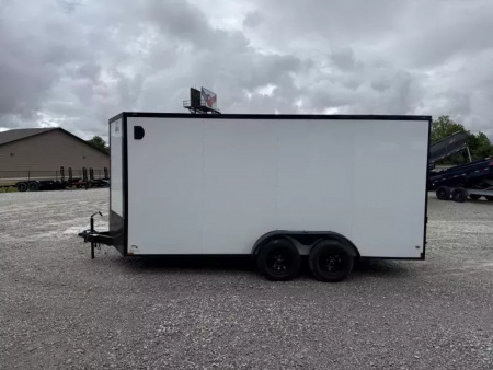New 2026 Anvil Trailer 7X16 POLY-CORE .080 BLACKOUT EXTRA HEIGHT Cargo / Enclosed Trailer