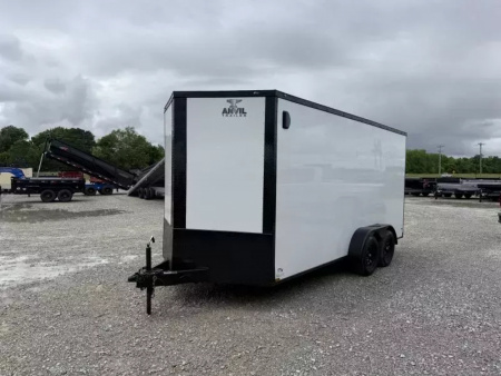 New 2026 Anvil Trailer 7X16 POLY-CORE .080 BLACKOUT EXTRA HEIGHT Cargo / Enclosed Trailer