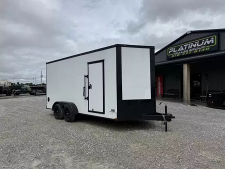 New 2026 Anvil Trailer 7X16 POLY-CORE .080 BLACKOUT EXTRA HEIGHT Cargo / Enclosed Trailer