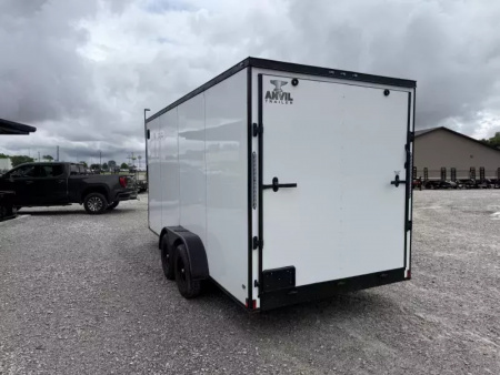 New 2026 Anvil Trailer 7X16 POLY-CORE .080 BLACKOUT EXTRA HEIGHT Cargo / Enclosed Trailer