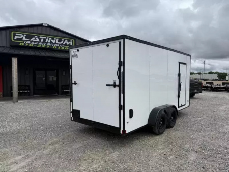 New 2026 Anvil Trailer 7X16 POLY-CORE .080 BLACKOUT EXTRA HEIGHT Cargo / Enclosed Trailer