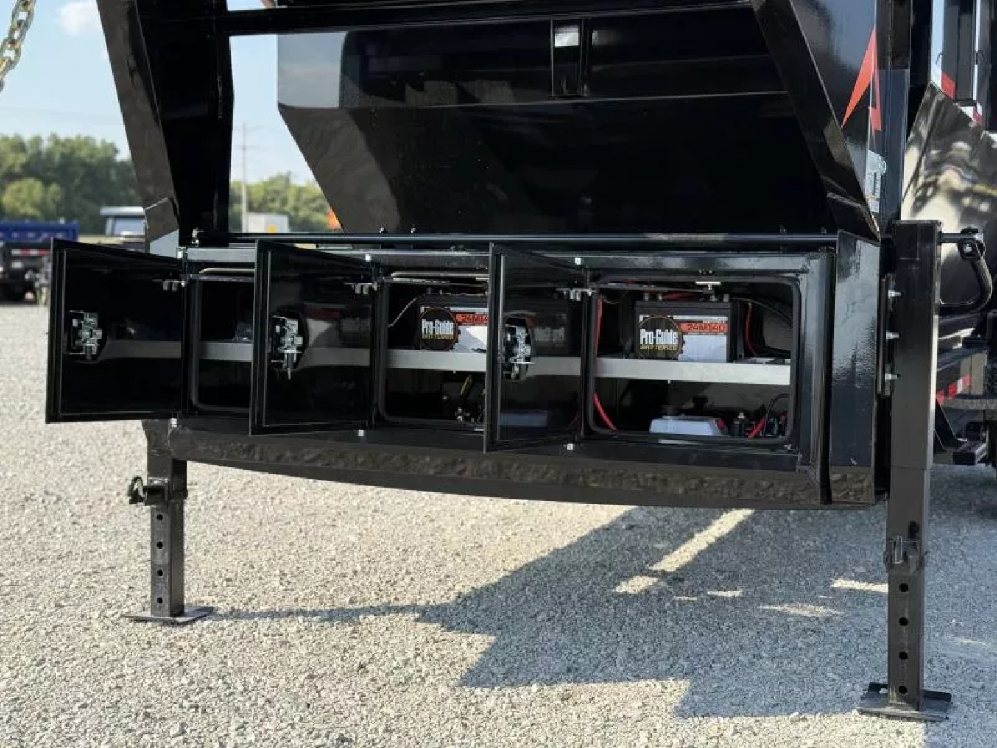 New 2026 RawMaxx RDX GOOSENECK W/FLIP OVER TARP 16K GVWR ROLL OFF TRAILER ONLY