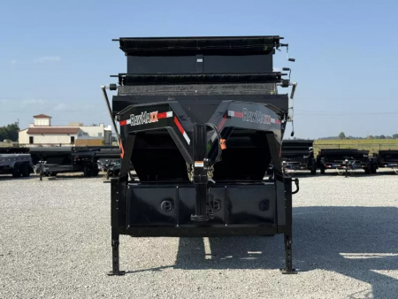 New 2026 RawMaxx RDX GOOSENECK W/FLIP OVER TARP 16K GVWR ROLL OFF TRAILER ONLY