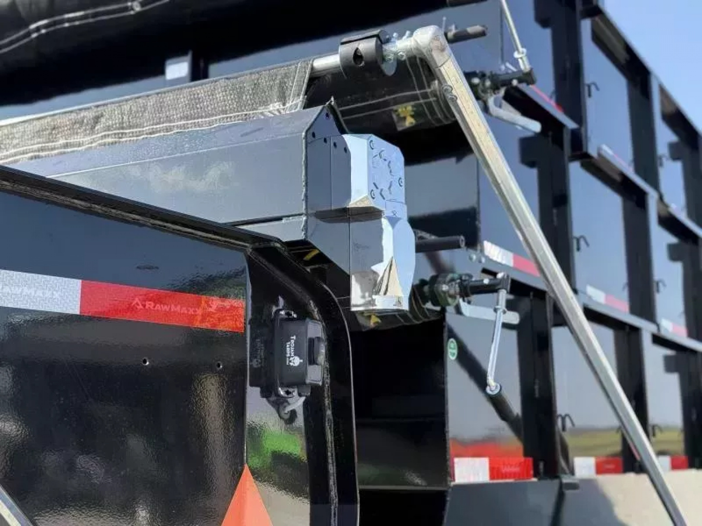 New 2026 RawMaxx RDX GOOSENECK W/FLIP OVER TARP 16K GVWR ROLL OFF TRAILER ONLY