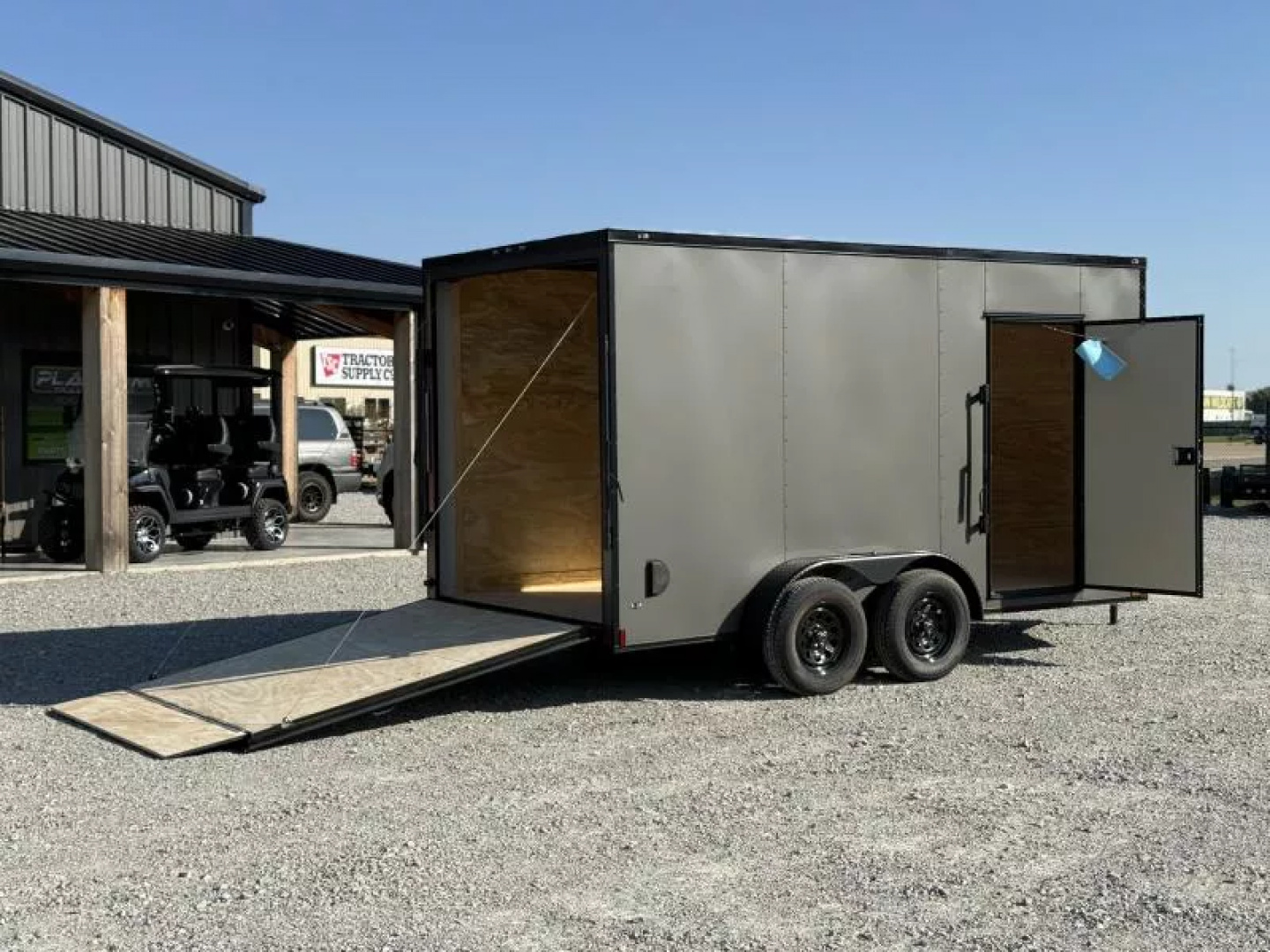 New 2026 Anvil Trailers 7X14 POLY-CORE .080 BLACKOUT EXTRA HEIGHT Cargo / Enclosed Trailer