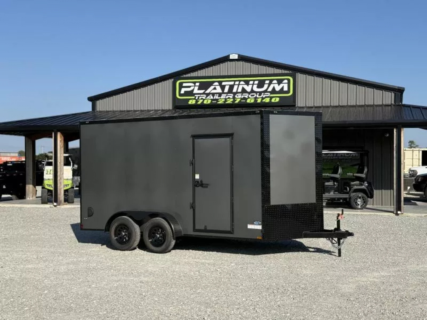 New 2026 Anvil Trailers 7X14 POLY-CORE .080 BLACKOUT EXTRA HEIGHT Cargo / Enclosed Trailer