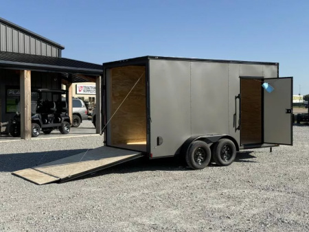 New 2026 Anvil Trailers 7X14 POLY-CORE .080 BLACKOUT EXTRA HEIGHT Cargo / Enclosed Trailer