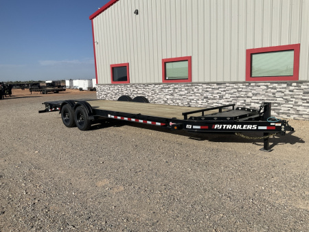 2026 PJ 83''x24' BP 8" I-Beam Equipment Trailer - EV