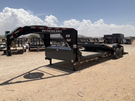New 2026 PJ 82"x24' Gooseneck HD Equipment Tilt Trailer – TJ