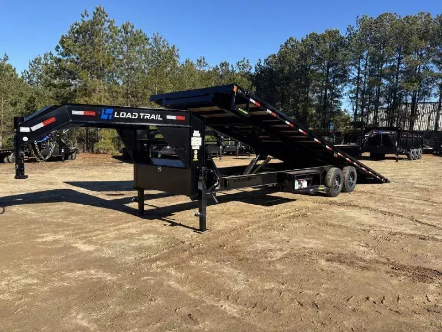 New 2025 Load Trail 102X28 14K GVWR WIRELESS FULL Tilt Trailer
