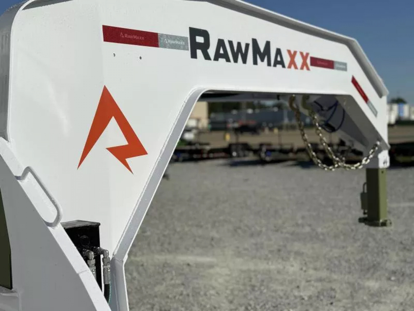 New 2026 RawMaxx HDX 102X20X44 GOOSENECK HIGH SIDE W/14 PLYS, HYDRAULIC JACKS, AND FLIP OVER TARP 24K GVWR Dump Trailer