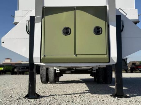 New 2026 RawMaxx HDX 102X20X44 GOOSENECK HIGH SIDE W/14 PLYS, HYDRAULIC JACKS, AND FLIP OVER TARP 24K GVWR Dump Trailer