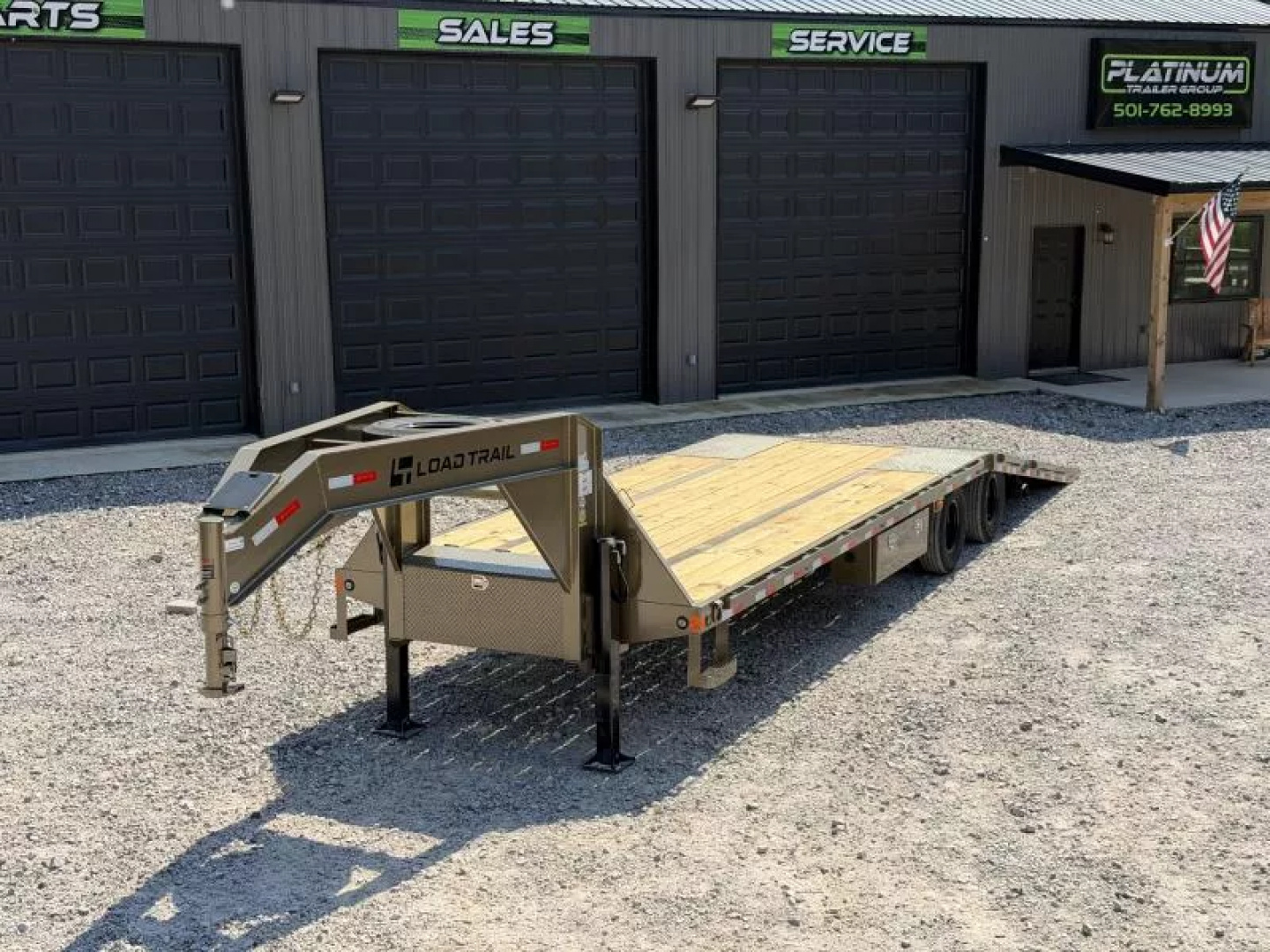 New 2026 Load Trail GL 102X32 HYDRAULIC DOVETAIL 25900 GVWR 12' CLEATED DOVETAIL Flatbed Trailer