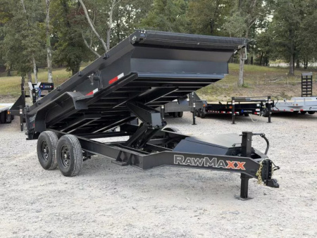 New 2026 RawMaxx GDX 7X14 14K GVWR  Dump Trailer