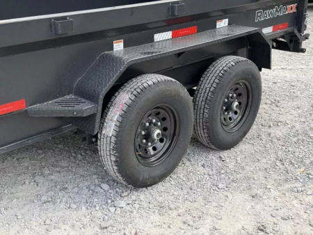 New 2026 RawMaxx GDX 7X14 14K GVWR  Dump Trailer