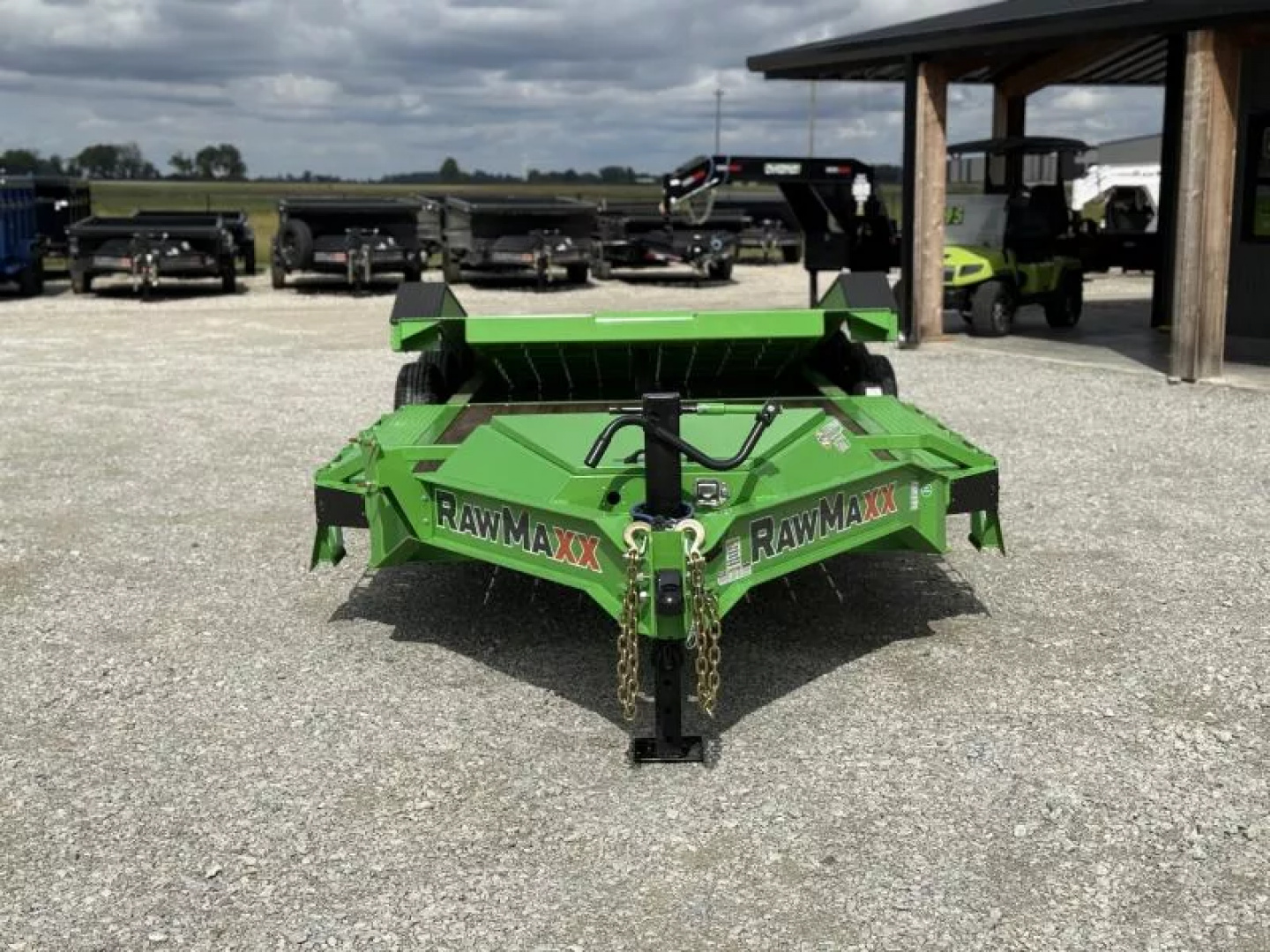 New 2026 RawMaxx G3X 102X26 BUMPER PULL GRAVITY TILT TRAILER RHINO LINED FENDERS 21K GVWR Tilt Trailer