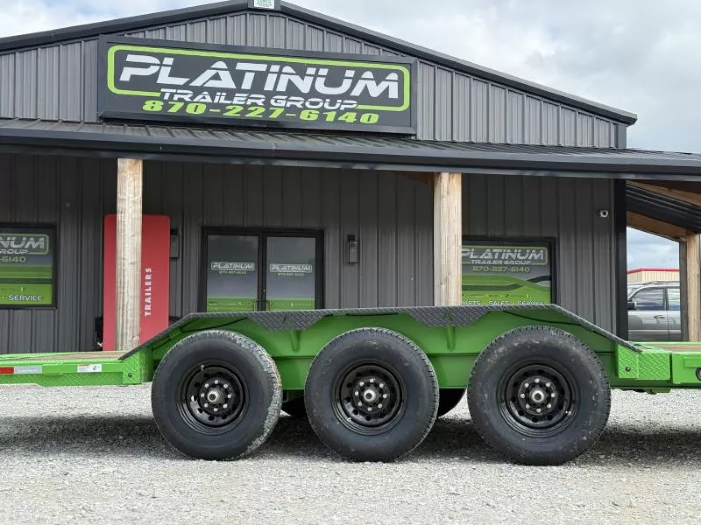 New 2026 RawMaxx G3X 102X26 BUMPER PULL GRAVITY TILT TRAILER RHINO LINED FENDERS 21K GVWR Tilt Trailer