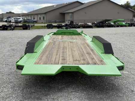 New 2026 RawMaxx G3X 102X26 BUMPER PULL GRAVITY TILT TRAILER RHINO LINED FENDERS 21K GVWR Tilt Trailer