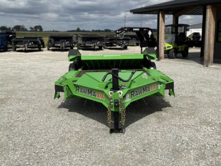 New 2026 RawMaxx G3X 102X26 BUMPER PULL GRAVITY TILT TRAILER RHINO LINED FENDERS 21K GVWR Tilt Trailer
