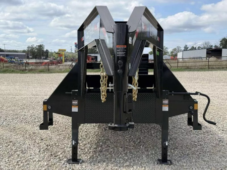 New 2026 Load Trail GP 102X28 GOOSENECK W/MAX RAMPS 24K GVWR Flatbed Trailer