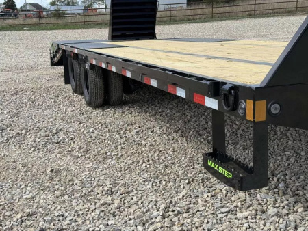 New 2026 Load Trail GP 102X28 GOOSENECK W/MAX RAMPS 24K GVWR Flatbed Trailer