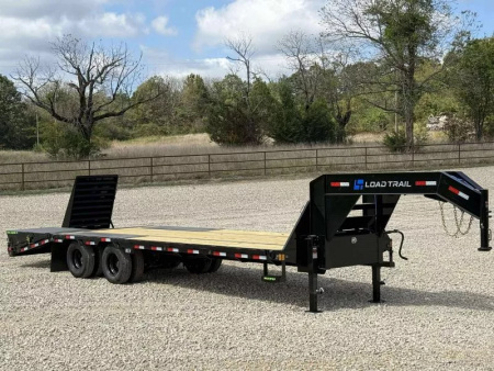 New 2026 Load Trail GP 102X28 GOOSENECK W/MAX RAMPS 24K GVWR Flatbed Trailer