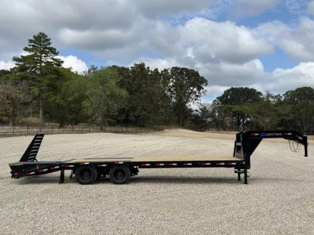 New 2026 Load Trail GP 102X28 GOOSENECK W/MAX RAMPS 24K GVWR Flatbed Trailer